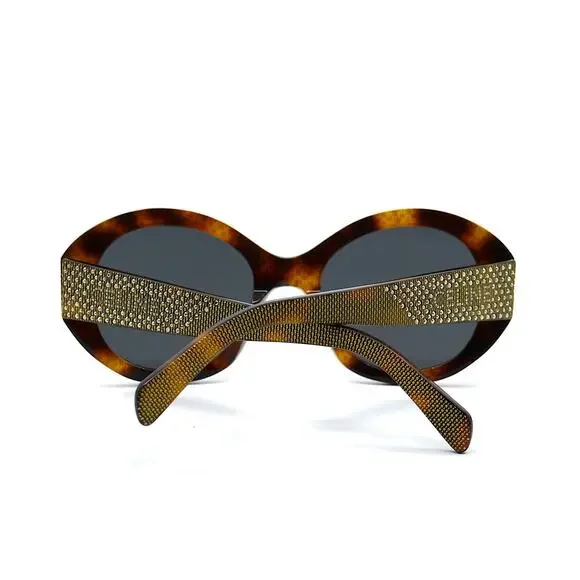 NEW CELINE CL4240IS 53A HAVANA WITH GOLD EMBELLISHMENT SUNGLASSES AUTHENTIC - Picture 8 of 10